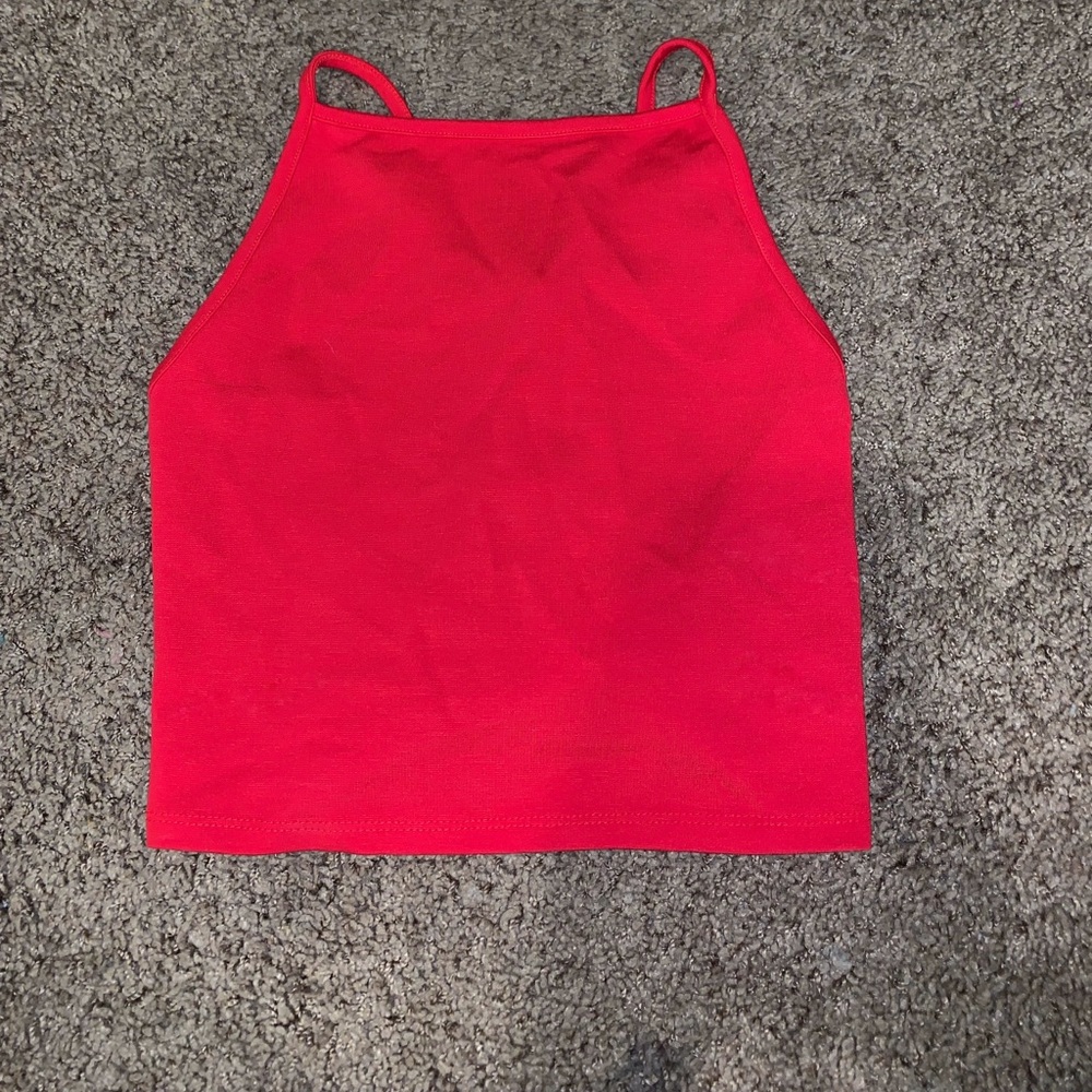 Garage Tie Up Back Red Size Small Shirt